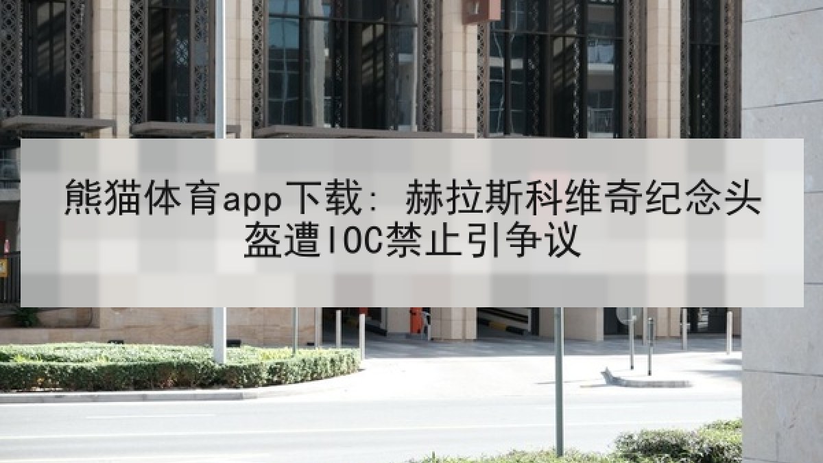 熊猫体育app下载: 赫拉斯科维奇纪念头盔遭IOC禁止引争议
